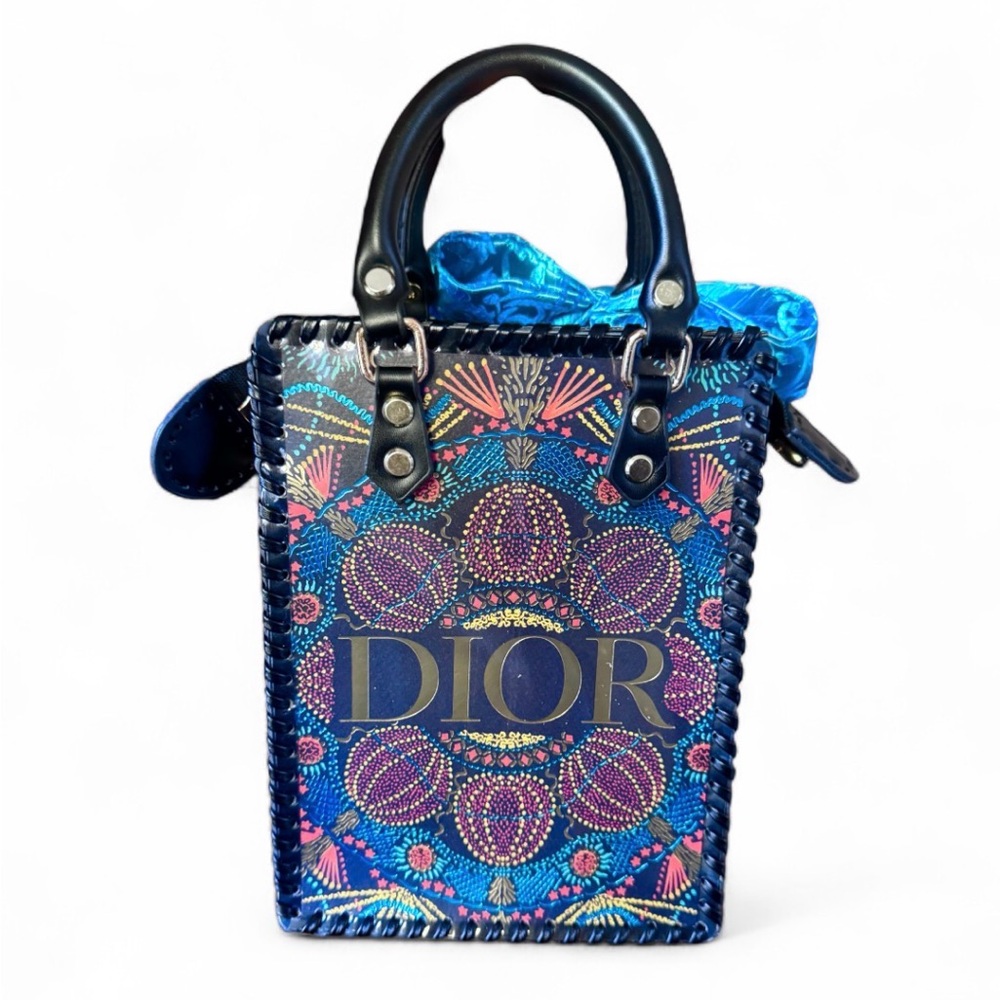 Dior Blue Patterned Women's Bag - Picture 4 of 8